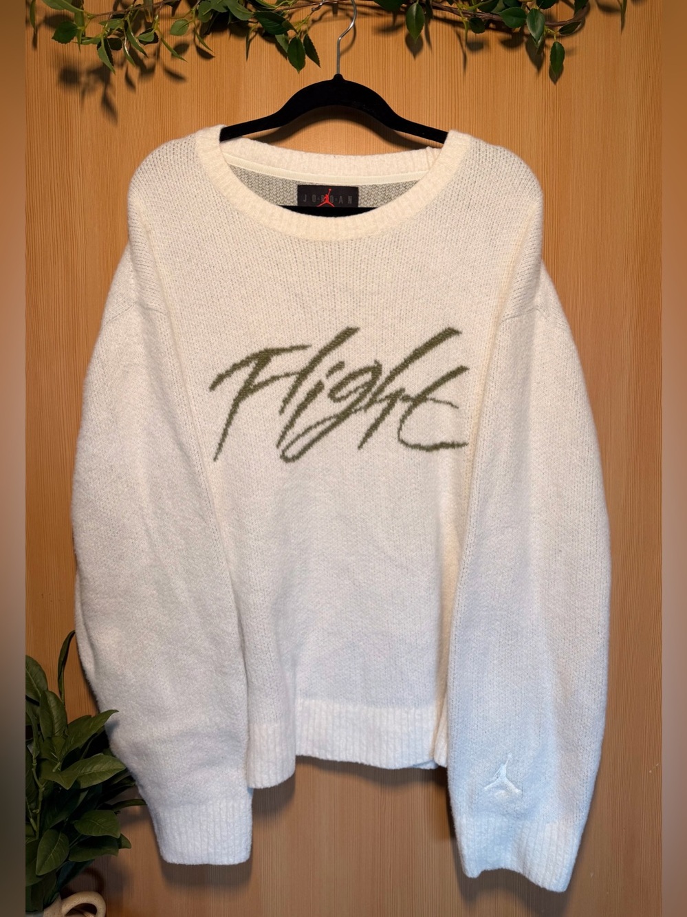 Jordan Flight Loose Fit Cream Sweater XL